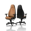 Žaidimų kėdė Noblechairs ICON Real leather Gaming Chair, Cognac-Juoda