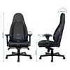 Žaidimų kėdė Noblechairs ICON Juodas Edition Vinyl / PU hybrid leather Gaming Chair, Juoda