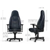 noblechairs ICON Real Leather Gaming Chair - Midnight-Mėlyna/Graphite