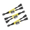 Noctua NA-SYC1 chromax.yellow Y skirstytuvo kabelių rinkinys ventiliatoriams – geltonas