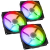 Ventiliatorius Noiseblocker NB-eLoop X B12-PS ARGB, PWM - 120 mm, juodas - set of 3