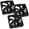 Noiseblocker NB-eLoop Fan B12-PS Juodas Edition - 120mm PWM, 3 pieces