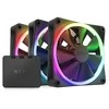 NZXT F120 RGB 120mm juoda - 3 ventiliatorių + valdiklio rinkinys