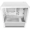 NZXT H3 Flow (2025) Micro-ATX kompiuterio korpusas, baltos spalvos