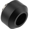 Optimus Hardtube jungiamosios detalės, 12 mm, 6 vnt. pakuotėje su įrankiu – juodos