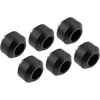 Optimus Hardtube jungiamosios detalės, 12 mm, 6 vnt. pakuotėje su įrankiu – juodos