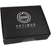 Optimus Hardtube jungiamosios detalės, 12 mm, 6 vnt. pakuotėje su įrankiu – juodos