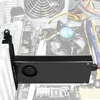 AXAGON PCEM2-DC PCI-E 3.0 4x - DUAL M.2 SSD (NVMe + SATA), dviguba įtampa, iki 110 mm SSD, ventiliatorius + radiatorius