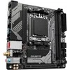 Pagrindinė plokštė Gigabyte Gigabaitas | A620I AX 1.0 | Procesorių šeima AMD | Procesoriaus lizdas AM5 | DDR5 DIMM | Palaikomos standžiojo disko sąsajos SATA, M.2 | SATA jungčių skaičius 2