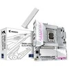 GIGABYTE B860M AORUS ELITE WF6E ICE pagrindinė plokštė – Intel Core Ultra serijos procesoriai, 12+1+2+1 fazių VRM, iki 9200MHz DDR5, 1xPCIe 5.0 + 2xPCIe 4.0 M.2, 2.5GbE 4E, USB