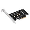 Kontrolierius SilverStone PCIE 3, 0 x 4 - M.2 PCIE M raktas (SST-ECM21-E)