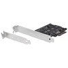 SilverStone Silverstone SST-ECM27 M.2 / SATA adapteris, PCIe 4.0, 1x M-Key, 2x SATA 6G – žemo profilio