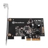 „Silverstone SST-ECU02-E“ USB adapterio plokštė, PCIe 3.0, 1x USB-C 3.1 vidinis - žemo profilio