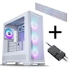 PHANTEKS Eclipse G400A kompiuterio korpuso rinkinys + Matrix LED + Nexlinq V2 valdiklis - baltas