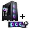 PHANTEKS Eclipse G400A PC-Gehäuse + Glacier M25 Gen2 AiO-Wasserkühlung - juodas