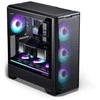 PHANTEKS Eclipse G400A PC-kompiuterio korpusas, Midi-Tower, E-ATX, Tempered Glass, D-RGB – juodos spalvos