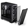 PHANTEKS Eclipse G400A PC-kompiuterio korpusas, Midi-Tower, E-ATX, Tempered Glass, D-RGB – juodos spalvos