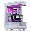 „Phanteks Evolv X2 Matrix“ kompiuterio korpusas, vidutinio bokšto tipo, E-ATX, grūdintas stiklas, „Matrix LED“ – Baltas