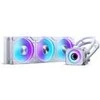 PHANTEKS Glacier One 360D30 X2 DRGB All-in-One Liquid Cooler – 360mm, baltos spalvos
