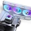 PHANTEKS Glacier One 360D30 X2 DRGB All-in-One Liquid Cooler – 360mm, baltos spalvos