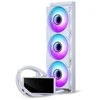 Phanteks Glacier One 360M25 LCD AiO Vanduo Cooling, 6-Inch Ekranas – 360mm, Baltas