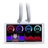 Phanteks Glacier One 360M25 LCD AiO Vanduo Cooling, 6-Inch Ekranas – 360mm, Baltas