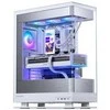 Phanteks Glacier One 360M25 LCD AiO Vanduo Cooling, 6-Inch Ekranas – 360mm, Baltas