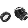 PHANTEKS Glacier rotacinis kieto vamzdžio jungiamasis elementas 16 mm 45 laipsnių G1/4 &amp;8211; juodas