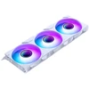 PHANTEKS M25 Gen2 PWM D-RGB korpuso ventiliatorius, 3er-Pack – 120mm, baltos spalvos