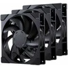 PHANTEKS M25 Gen2 PWM korpuso ventiliatorius, 3er-Pack – 140mm, juodos spalvos