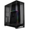 PHANTEKS NV Series NV7 E-ATX Case, Tempered Glass, ARGB- juodas + M25 Gen2 PWM D-RGB Fan 3-Pack - Reverse Blade, 140mm + DRGB Kit