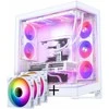 PHANTEKS NV-Series NV9 MK2 PC-Gehäuse, EATX, DRGB, Tempered Glass - baltas + M25 Gen2 PWM D-RGB Lüfter 3er-Pack - Reverse Blade, 140mm, baltas + DRGB Kit