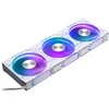 PHANTEKS NV7 - baltas + D30 PWM Reverse Airflow D-RGB fan, 3-pack - 120mm