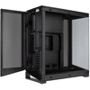PHANTEKS NV7 - juodas + D30 PWM Reverse Airflow D-RGB fans, 3-pack - 120mm