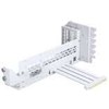 Phanteks Premium PCIe Gen 5 Vertical GPU Bracket, DRGB, with PCIe 5.0 Riser Cable – 220mm, baltas