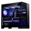 Phanteks XT V5 LCD PC Case, Mid-Tower, ATX, 7-Inch LCD, Tempered Glass – Juodas