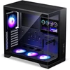 Phanteks XT V5 LCD PC Case, Mid-Tower, ATX, 7-Inch LCD, Tempered Glass – Juodas