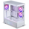 „Phanteks XT View Matrix“ korpusų rinkinys, „Midi-Tower“, E-ATX, grūdintas stiklas + „Nxlinq V2“ šakotuvas – baltas