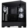 Phanteks XT View Matrix PC Case, Mid-Tower, E-ATX, Tempered Glass, Matrix LED – Juodas