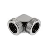 Raijintek Pelias D160906, 16mm, 90 degree Adapteris – 6-pack, sidabrinis