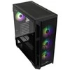 Raijintek PONOS Ultra Mesh Midi-Tower, Tempered Glass - juodas