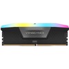 RAM CORSAIR VENGEANCE RGB 64GB 2x32GB DDR5 6000MT/s DIMM Be buferio 30-36-36-76 Std PMIC XMP 3.0 Juodas Heatspreader RGB LED 1.4V