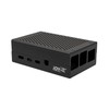 Joy-IT Aliumininis korpusas, skirtas Raspberry Pi 4 B - juodas