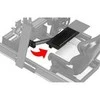 Laikiklis Sabelt KEYBOARD TRAY, uchwyt na klawiaturę regulowany - juoda