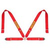 Sabelt Sim Seatbelts, 4-point harness, adjustable, compatible with P, S, and X series - red (00318-01-03-Raudonas)