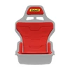 Bburago Sabelt SRP-1 Pads Kit poduszki zapasowe 20mm-pianka do serii P racing red