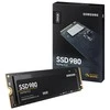 Kietasis diskas Samsung V-NAND SSD 980 500 GB, SSD form factor M.2 2280, SSD sąsaja M.2 NVME, Rašymo greitis 3000 MB/s, Skaitymo greitis 3500 MB/s
