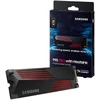 Kietasis diskas SSD SAMSUNG 990 PRO with Heatsink, 4TB, M.2, PCIe Gen4, NVMe, TLC, Rašymo greitis 6900 MBytes/sec, Skaitymo greitis 7450 MBytes/sec, TBW 2400 TB, MTBF 1500000 hours, MZ-V9P4T0CW