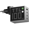 SHARGE Pixel 100 GaN Charger, 100W, 3x USB-C, 1x USB-A - pilkas