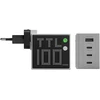 SHARGE Pixel 100 GaN Charger, 100W, 3x USB-C, 1x USB-A - pilkas